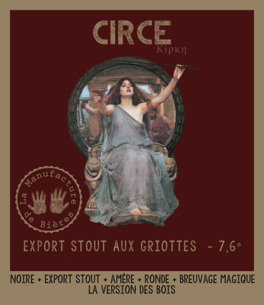 Etiquette de la Circé Griottes de la Manufacture de Bières