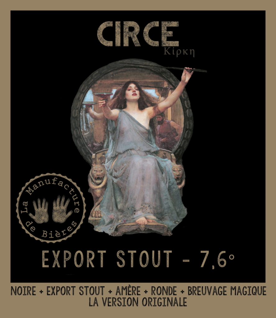 Etiquette de la Circé de la Manufacture de Bières