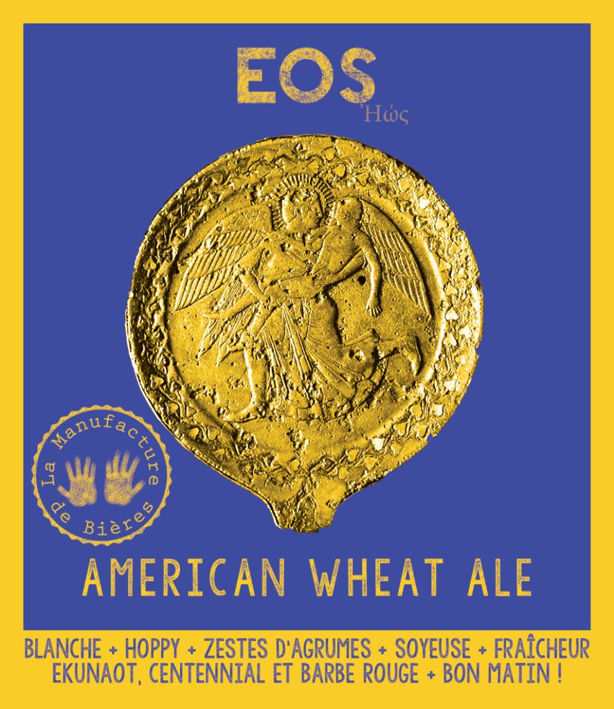 Etiquette d'Eos de la Manufacture de Bières