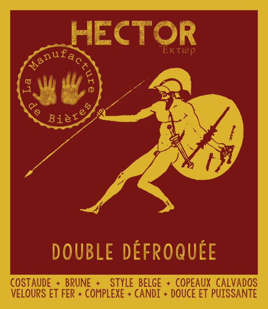 Etiquette de l'Hector de la Manufacture de Bières